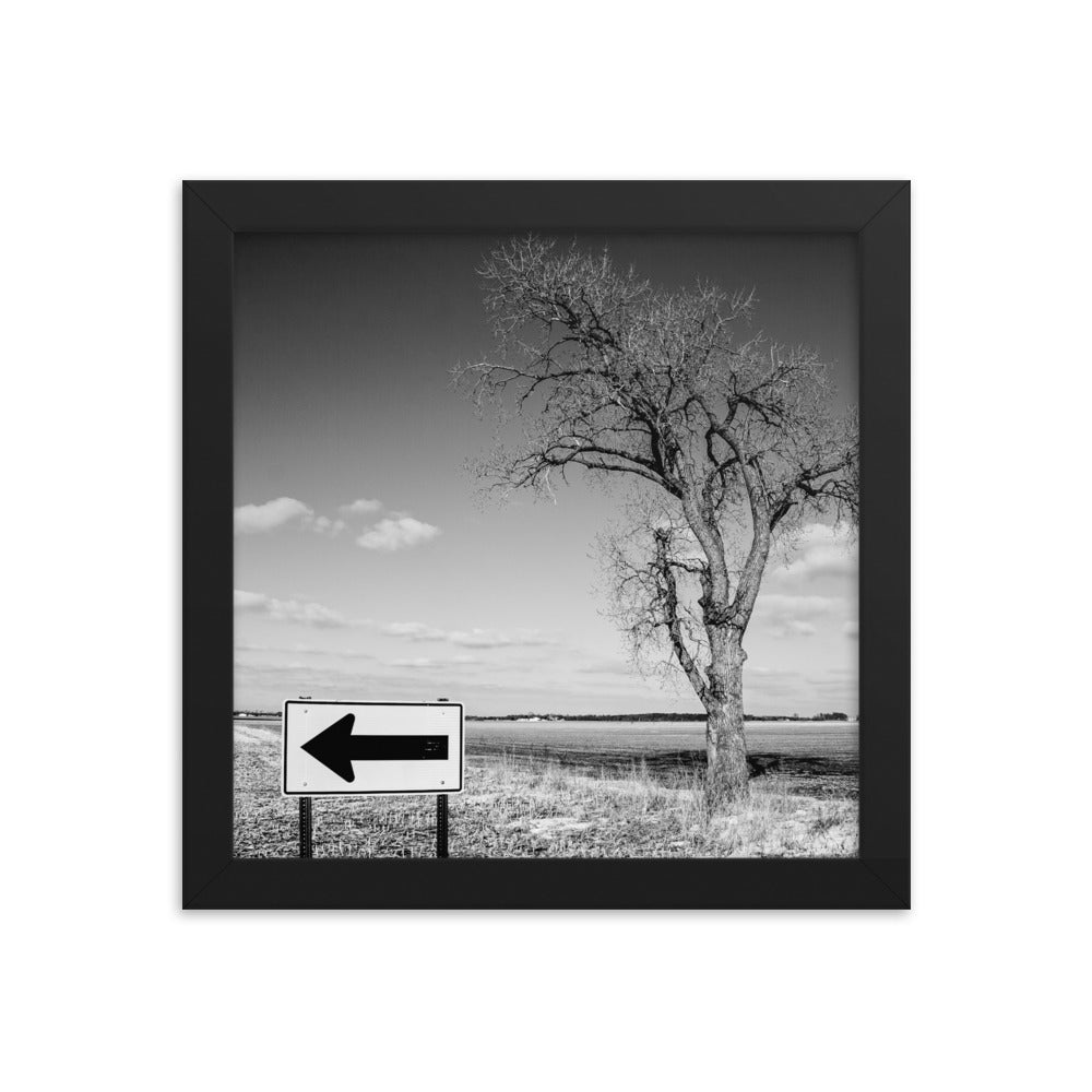 This Direction | Framed print