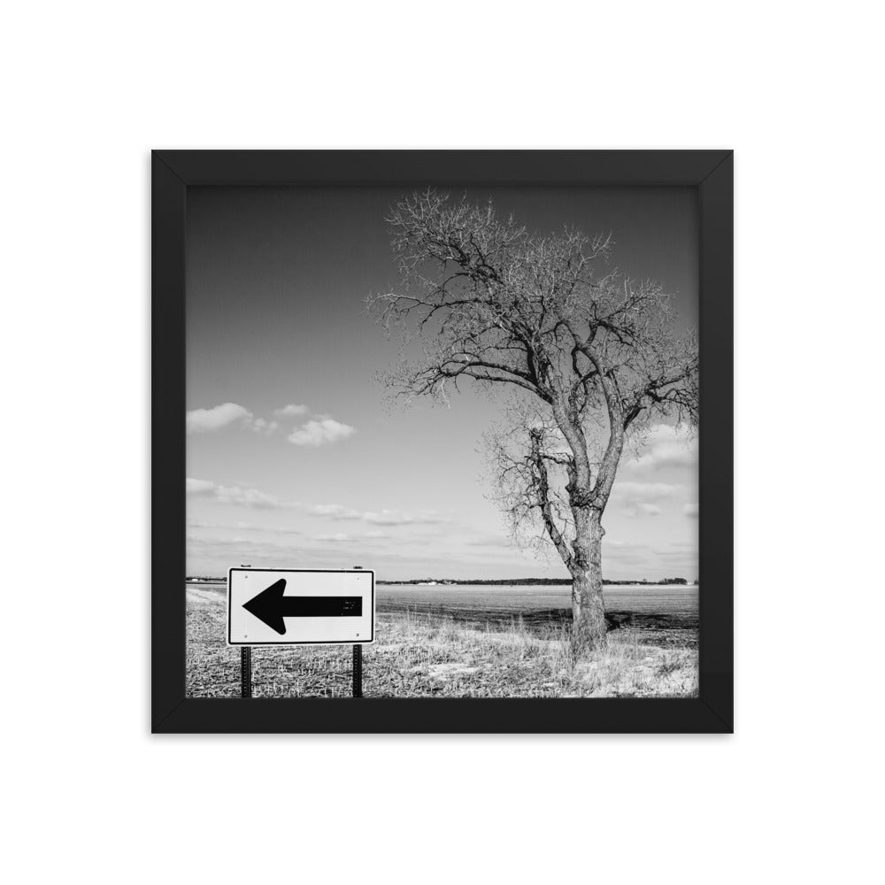 This Direction | Framed print