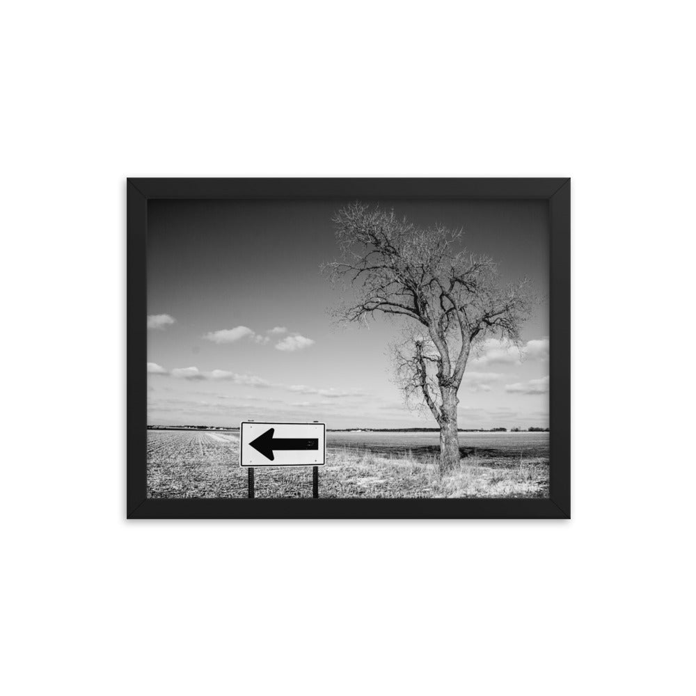 This Direction | Framed print