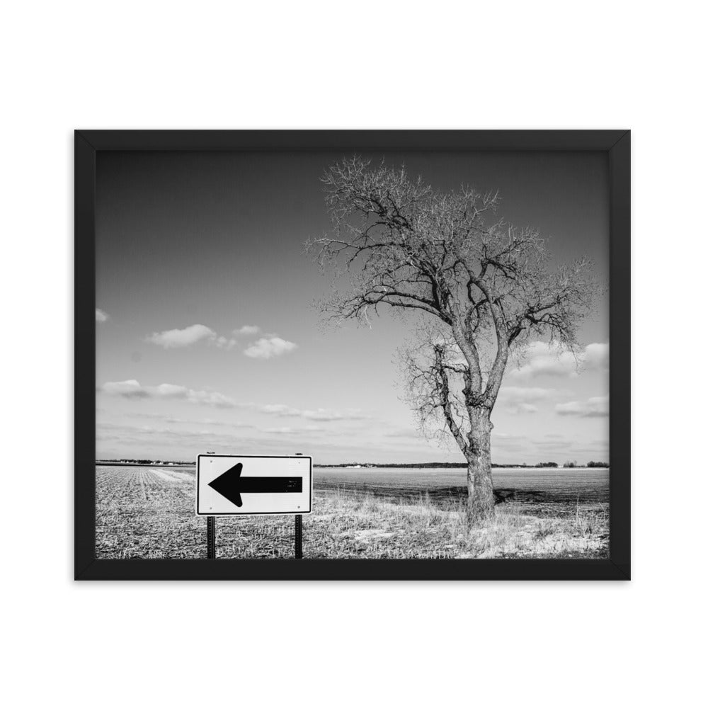 This Direction | Framed print