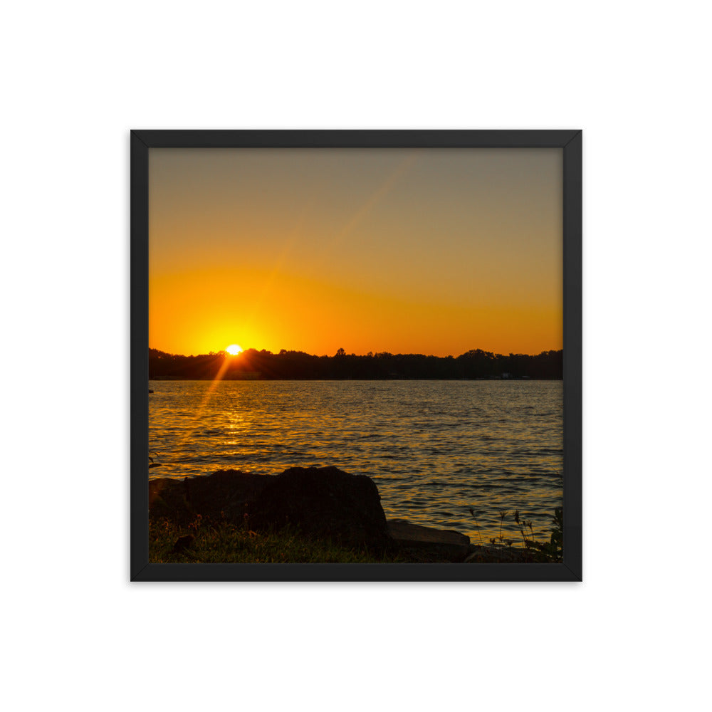 South Shore Sunset | Framed print