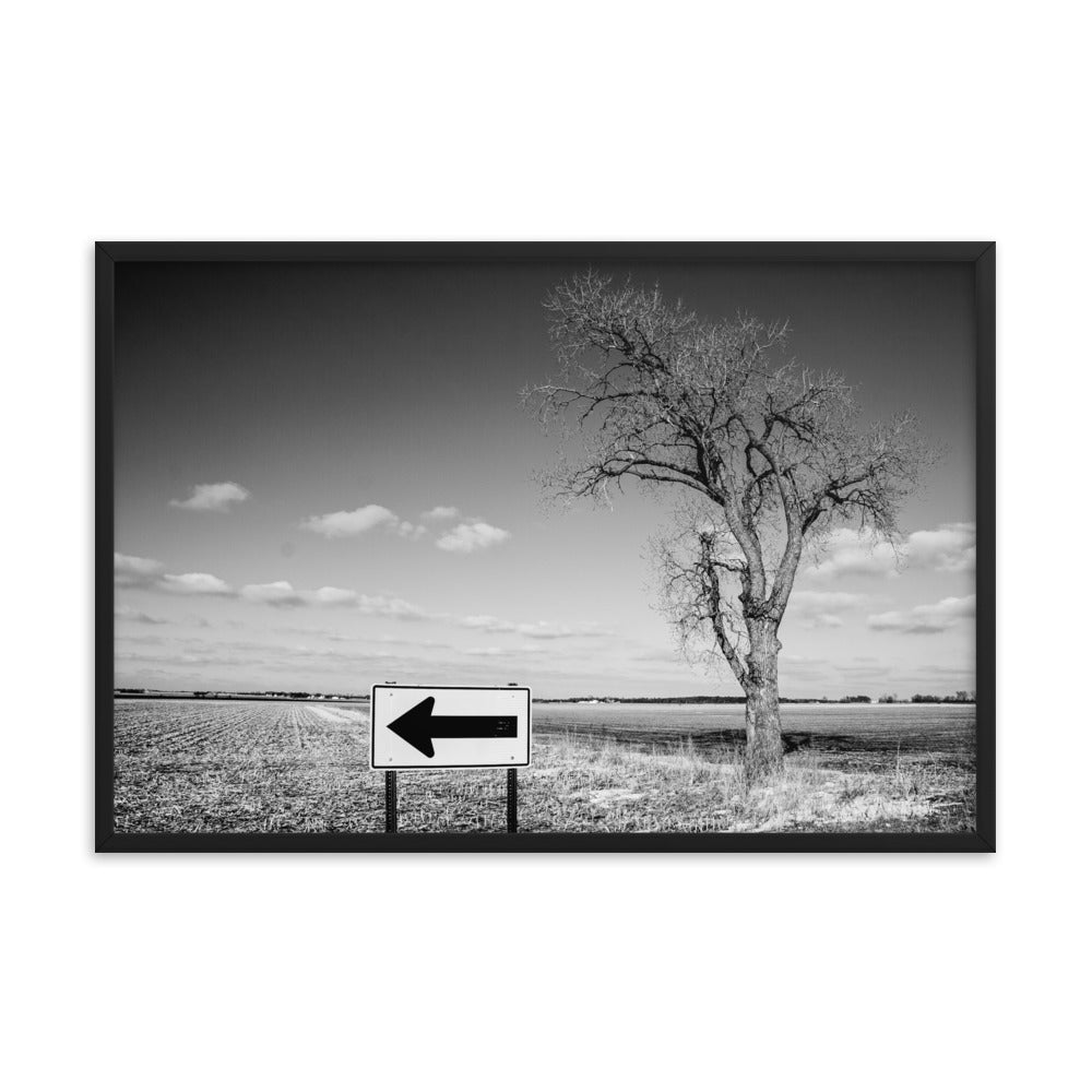 This Direction | Framed print