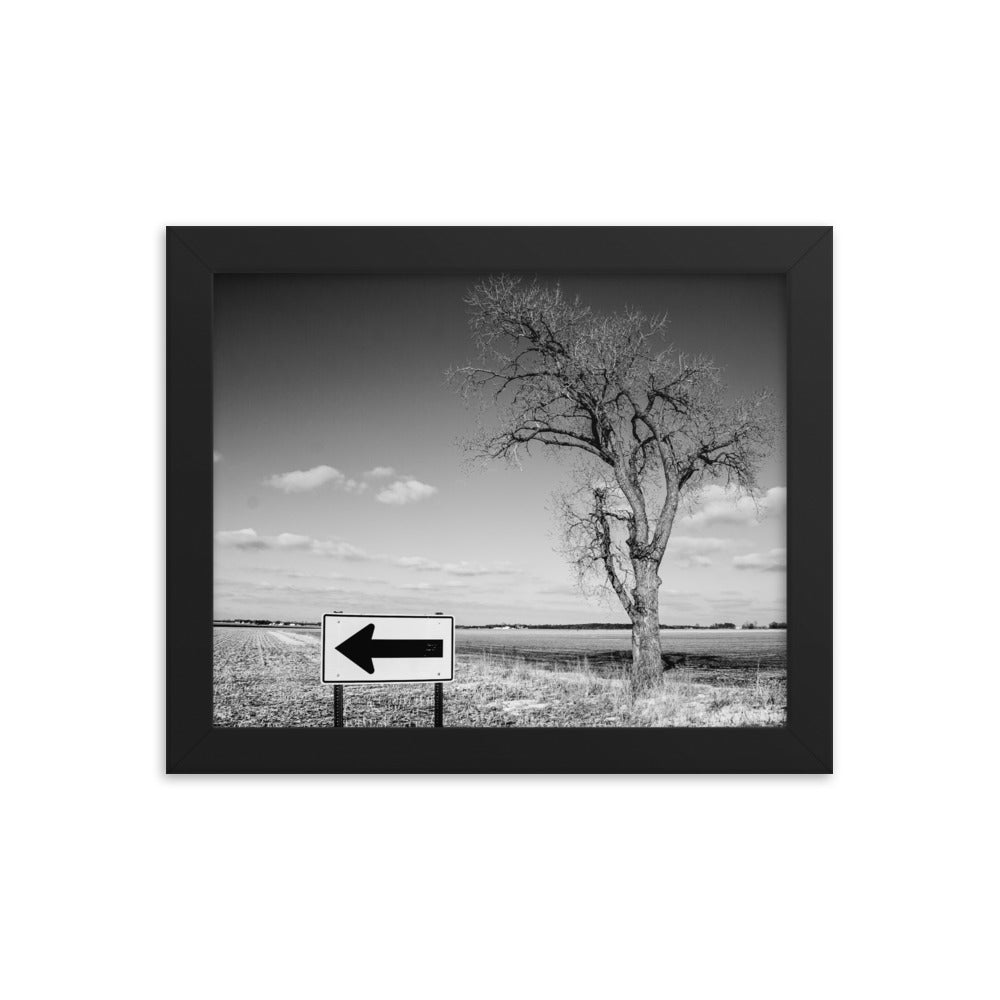 This Direction | Framed print