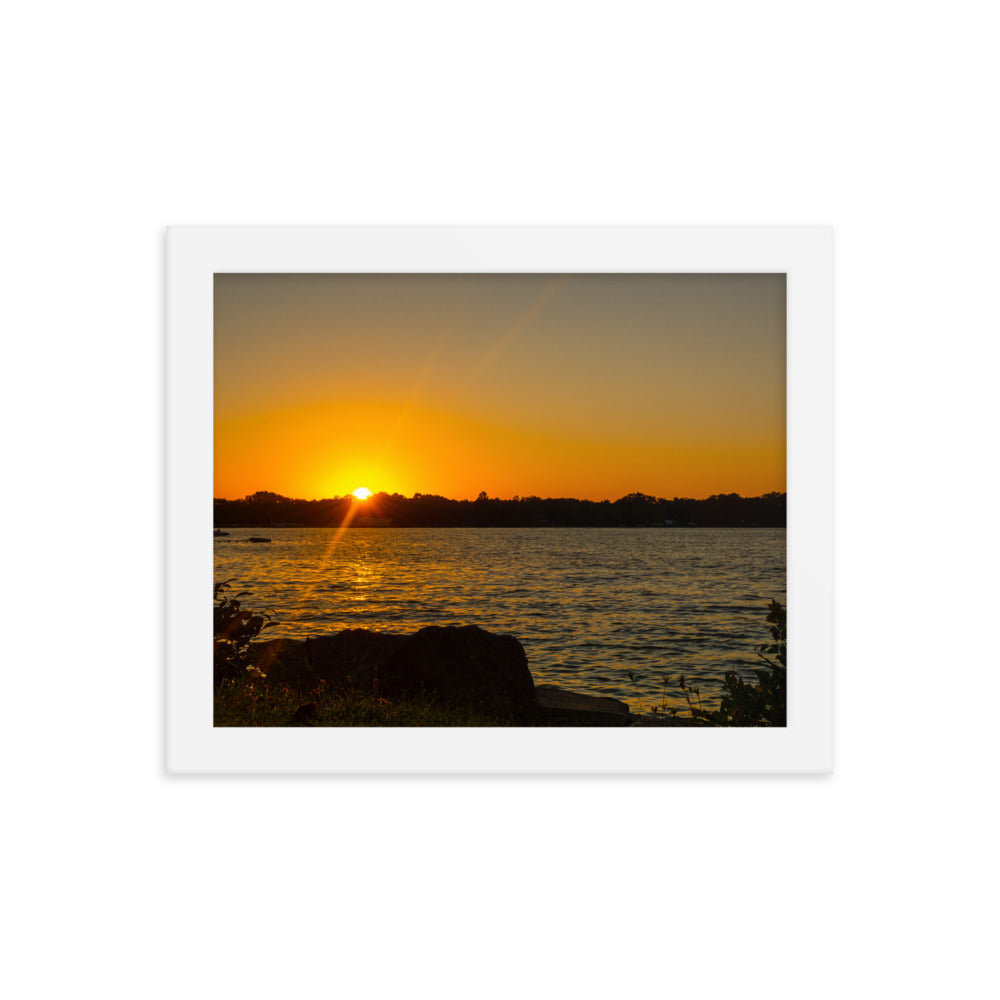 South Shore Sunset | Framed print