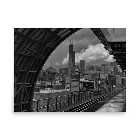 Chicago "L" Platform | Print
