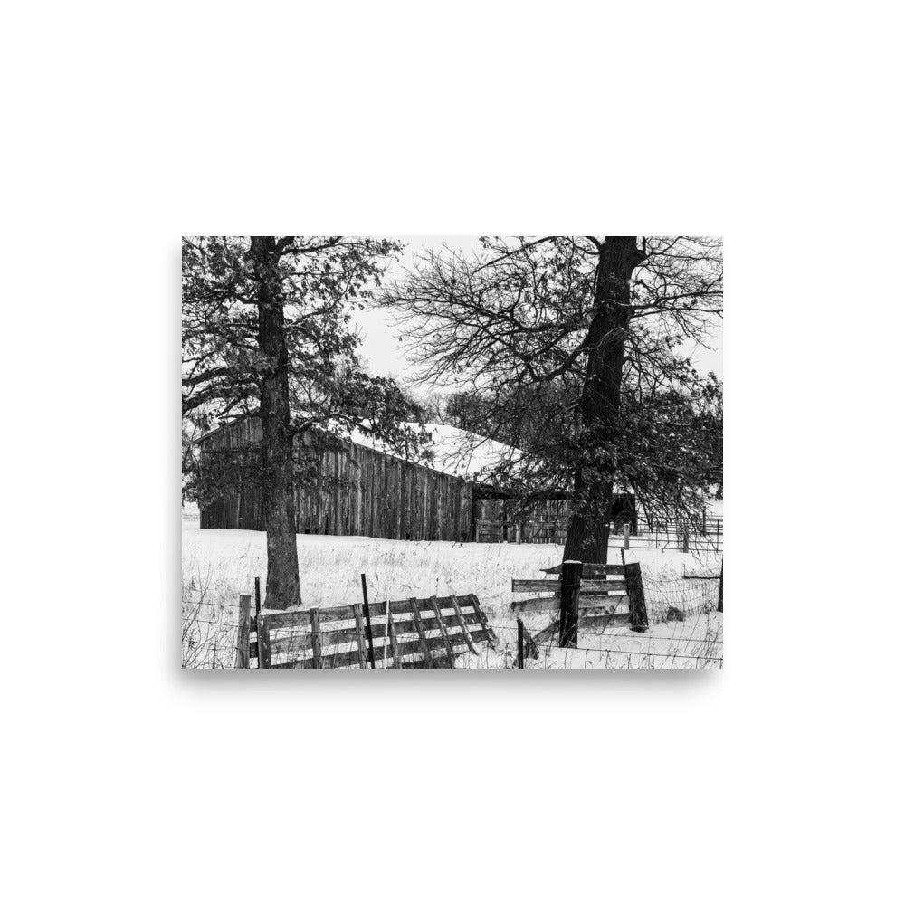 Winter Barn | Print